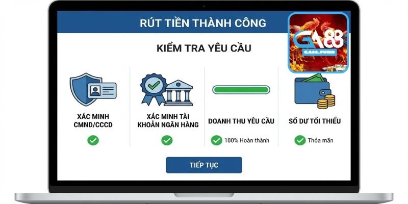 Điều Kiện Để Rút Tiền GA88 Là Gì?