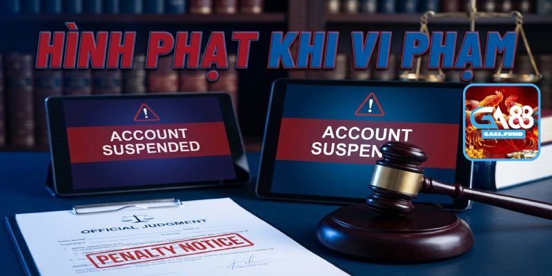 GA88 áp dụng hình phạt gì khi vi phạm điều khoản?