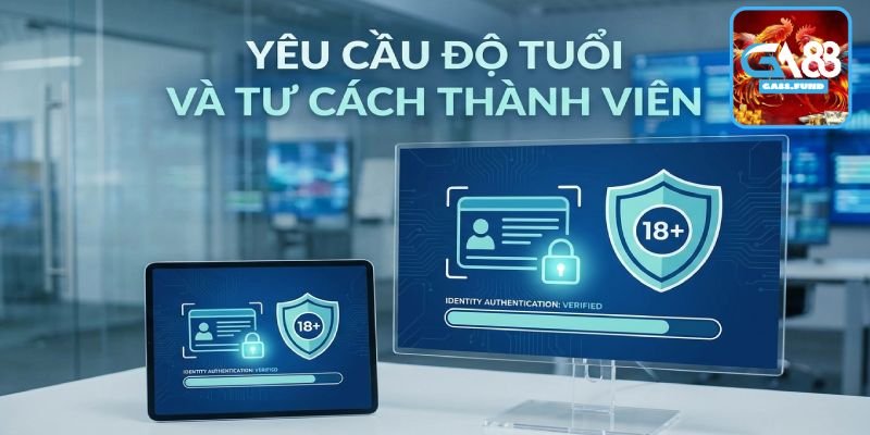 GA88 có yêu cầu điều kiện gì về độ tuổi và tư cách thành viên?